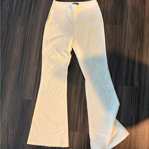 PrettyLittleThing Off-White Trousers